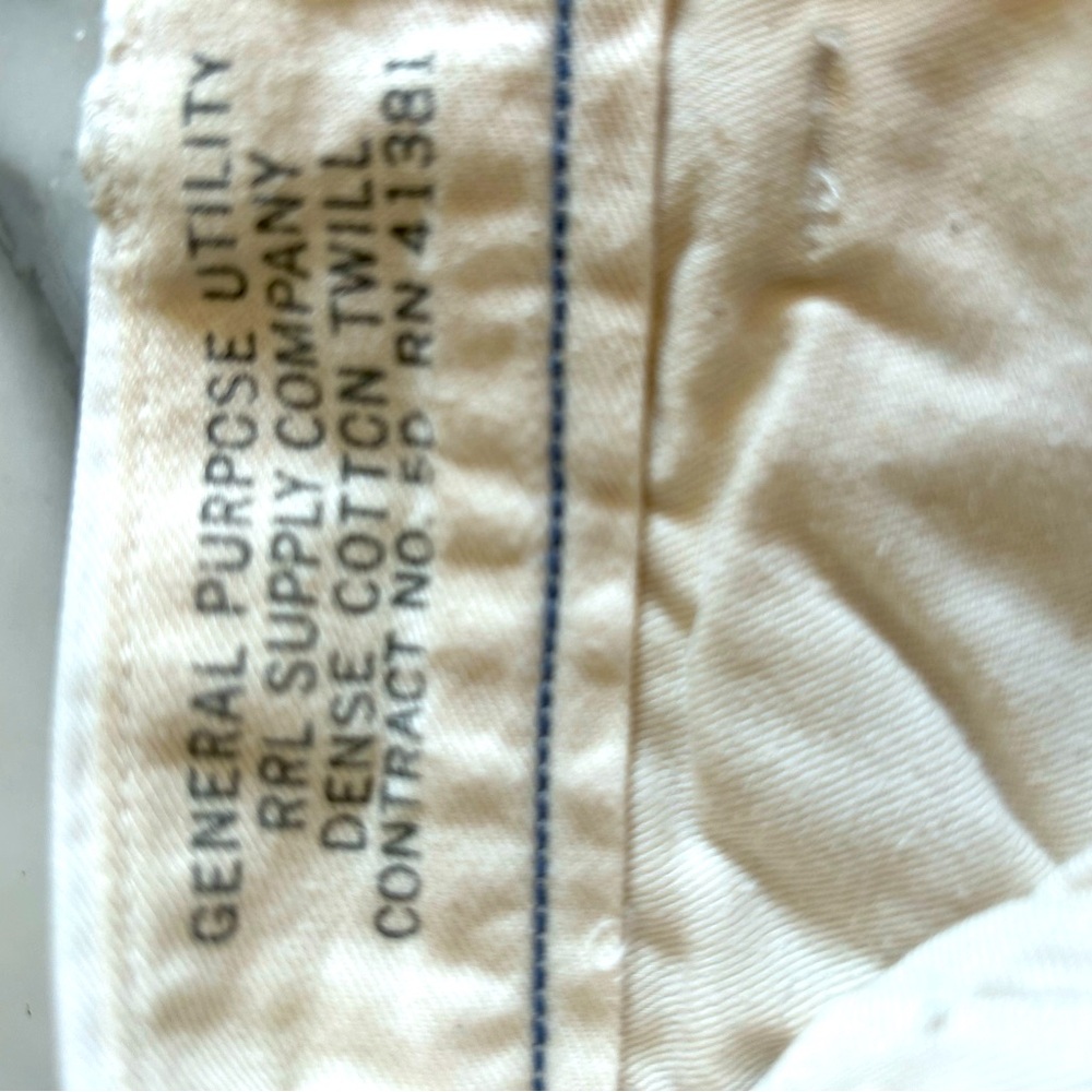 RRL White Field Chino Pant - Picture 7 of 8